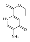ethyl 5-amino-4-oxo-1H-pyridine-2-carboxylate结构式