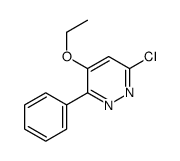6-chloro-4-ethoxy-3-phenylpyridazine Structure