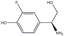4-((1S)-1-AMINO-2-HYDROXYETHYL)-2-FLUOROPHENOL结构式