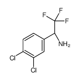 (1S)-1-(3,4-DICHLOROPHENYL)-2,2,2-TRIFLUOROETHYLAMINE结构式