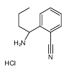 2-[(1S)-1-aminobutyl]benzonitrile,hydrochloride Structure