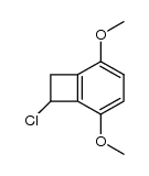 1-chloro-3,6-dimethoxybenzocyclobutene Structure