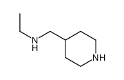 乙基-哌啶-4-甲基-胺结构式