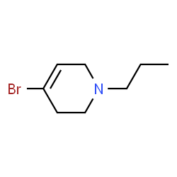 4-Bromo-1-propyl-1,2,3,6-tetrahydropyridine Structure