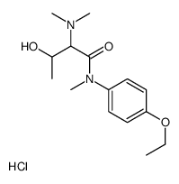 [1-(4-ethoxy-N-methylanilino)-3-hydroxy-1-oxobutan-2-yl]-dimethylazanium,chloride Structure