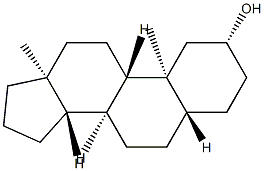 5α-Androstan-2β-ol structure