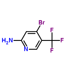 4-Bromo-5-(trifluoromethyl)-2-pyridinamine Structure