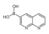 1,8-naphthyridin-3-ylboronic acid结构式