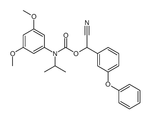 [cyano-(3-phenoxyphenyl)methyl] N-(3,5-dimethoxyphenyl)-N-propan-2-ylcarbamate Structure