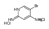 5-Bromopyridine-2,4-diamine dihydrochloride structure