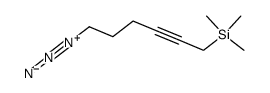 6-Azido-1-trimethylsilyl-2-hexyne结构式