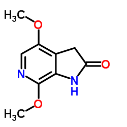 4,7-Dimethoxy-6-aza-2-oxindole结构式