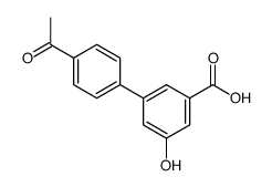 3-(4-acetylphenyl)-5-hydroxybenzoic acid Structure