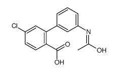 2-(3-acetamidophenyl)-4-chlorobenzoic acid Structure