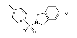5-chloro-2-(toluene-4-sulphonyl)-2,3-dihydro-1H-isoindole结构式