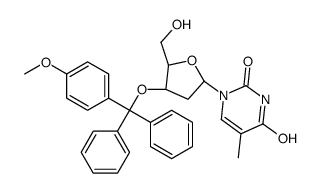 1-[(2R,4S,5R)-5-(hydroxymethyl)-4-[(4-methoxyphenyl)-diphenylmethoxy]oxolan-2-yl]-5-methylpyrimidine-2,4-dione Structure