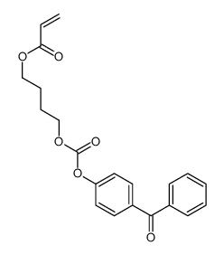 2-Propenoic acid, 4-(4-benzoylphenoxy)carbonyloxybutyl ester picture