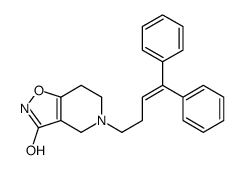 N-4,4-diphenyl-3-butenyl-4,5,6,7-tetrahydroisoxazolo(4,5-c)pyridin-3-ol picture