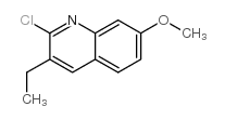 2-Chloro-3-ethyl-7-methoxyquinoline Structure