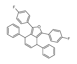 1,3-bis(4-fluorophenyl)-4,7-diphenyl-4,7-dihydro-2-benzofuran结构式