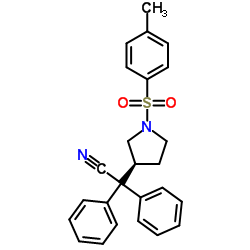 (S)-3-(1-Cyano-1,1-diphenylmethyl)-1-tosylpyrrolidine picture