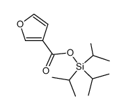 triisopropylsilyl furan-3-carboxylate结构式