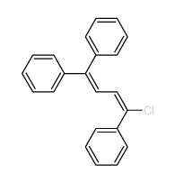 (1-chloro-4,4-diphenyl-buta-1,3-dienyl)benzene结构式