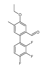 4-ethoxy-2',3',4'-trifluoro-5-methylbiphenyl-2-carboxaldehyde结构式