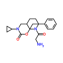 Benzyl cyclopropyl[(1-glycyl-3-piperidinyl)methyl]carbamate Structure
