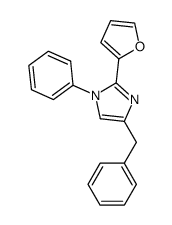 4-benzyl-2-(furan-2-yl)-1-phenyl-1H-imidazole Structure