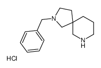 2-Benzyl-2,7-diazaspiro[4.5]decane hydrochloride (1:1) Structure