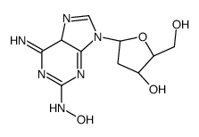 (2R,3S,5R)-5-[(2E)-6-amino-2-hydroxyimino-5H-purin-9-yl]-2-(hydroxymethyl)oxolan-3-ol结构式