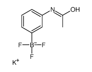 Potassium (3-acetamidophenyl)(trifluoro)borate(1-) Structure