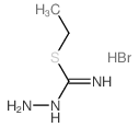 N-amino-1-ethylsulfanyl-methanimidamide结构式