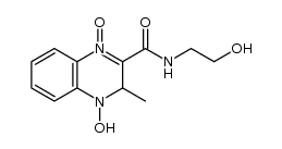 4-hydroxy-2-((2-hydroxyethyl)carbamoyl)-3-methyl-3,4-dihydroquinoxaline 1-oxide结构式