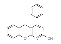 2-methyl-4-phenyl-5H-chromeno[2,3-d]pyrimidine Structure