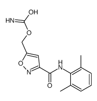 [3-[(2,6-dimethylphenyl)carbamoyl]-1,2-oxazol-5-yl]methyl carbamate结构式