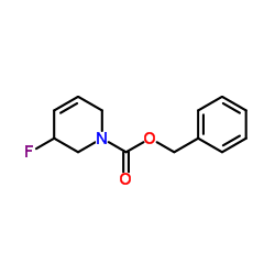 3-氟-1,2,3,6-四氢吡啶-1-甲酸苄酯结构式