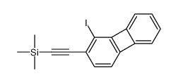 2-(1-iodobiphenylen-2-yl)ethynyl-trimethylsilane结构式