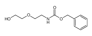 [2-(2-羟基乙氧基)-乙基]-氨基甲酸苄基酯结构式
