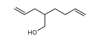 2-(2-propenyl)hex-5-en-1-ol结构式