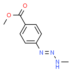Benzoic acid, 4-(3-methyl-1-triazenyl)-, methyl ester, (E)- (9CI) Structure