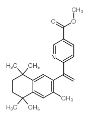 6-[(3,5,5,8,8-Pentamethyl-5,6,7,8-tetrahydronaphthalen-2-yl)ethenyl]nicotinic Acid Methyl Ester Structure