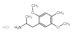 4-methyl-2,5-dimethoxyamphetamine hydro-chloride ci (25 mg) (as) (stp)结构式