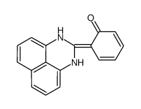 6-(1,3-dihydroperimidin-2-ylidene)cyclohexa-2,4-dien-1-one Structure
