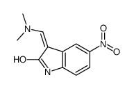 (3Z)-3-(dimethylaminomethylidene)-5-nitro-1H-indol-2-one Structure