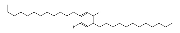 1 4-DIDODECYL-2 5-DIIODOBENZENE structure