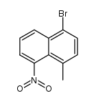 5-bromo-8-methyl-1-nitronaphthalene Structure