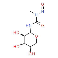 N-2-L-Arabinoliranoenyl-N-methyl-N-nitrosourea structure