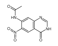 7-acetamido-6-nitroquinazolin-4(3H)-one结构式